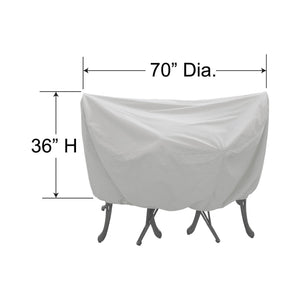 Treasure Garden 36 Round Bistro Table Chairs Cover