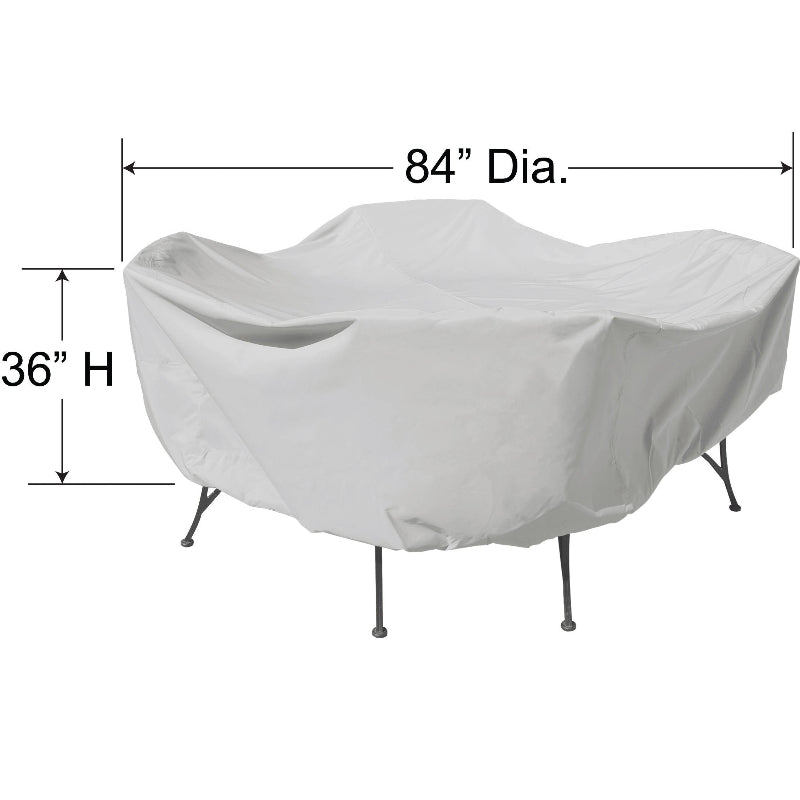Dining Set Cover, 48" Round/Square Table & Chairs (84" Dia. x 36"H)