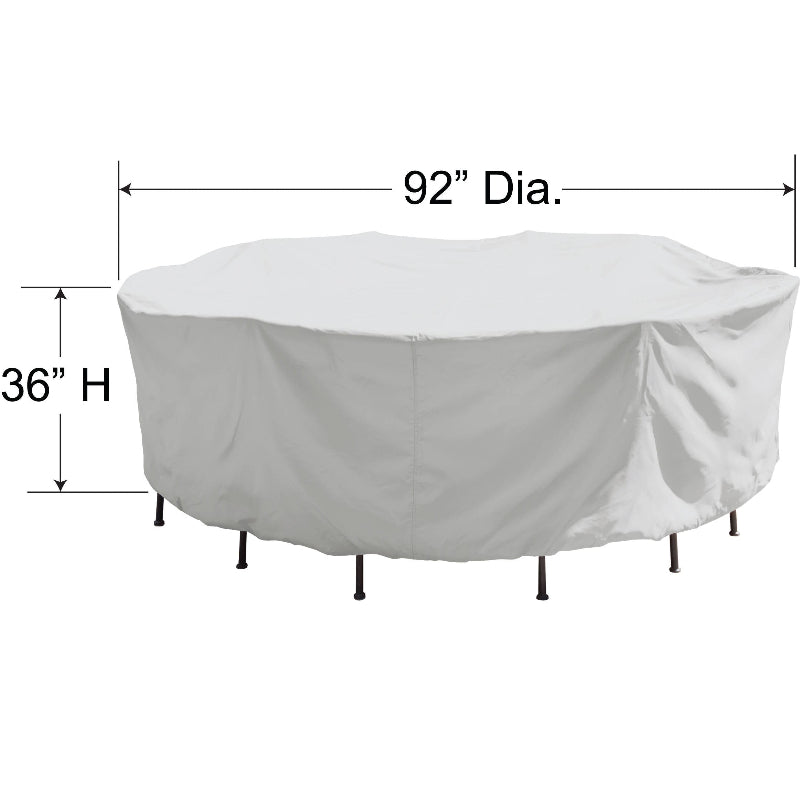 Dining Set Cover, 54" Round/Square Table & Chairs (92" Dia. x 36"H)