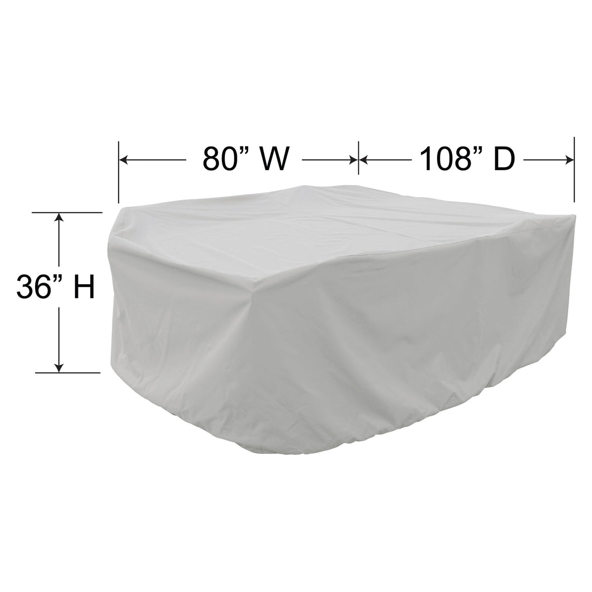 Treasure Garden Medium Oval Rectangle Table Chairs Cover