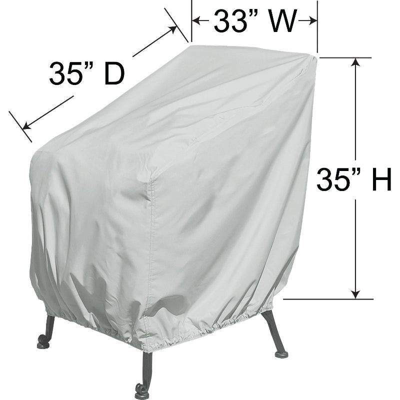 Lounge Chair Cover, 33"W x 35"D x 35"H