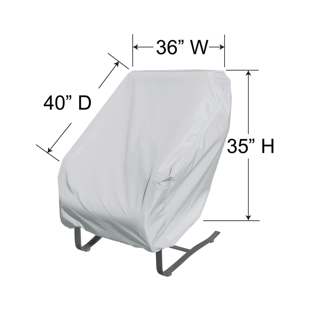 Treasure Garden Lounge Chair Cover 36 x 40