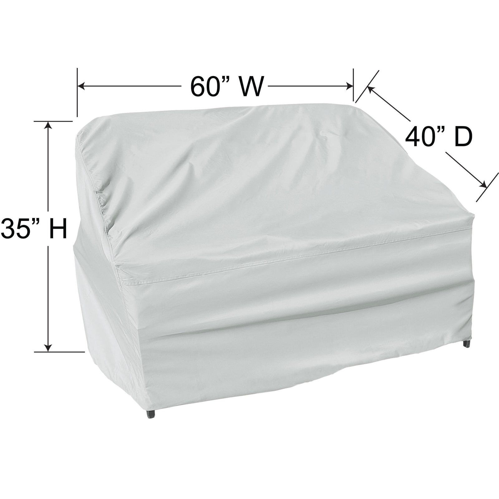 Loveseat Cover, 60"W x 40"D x 35"H