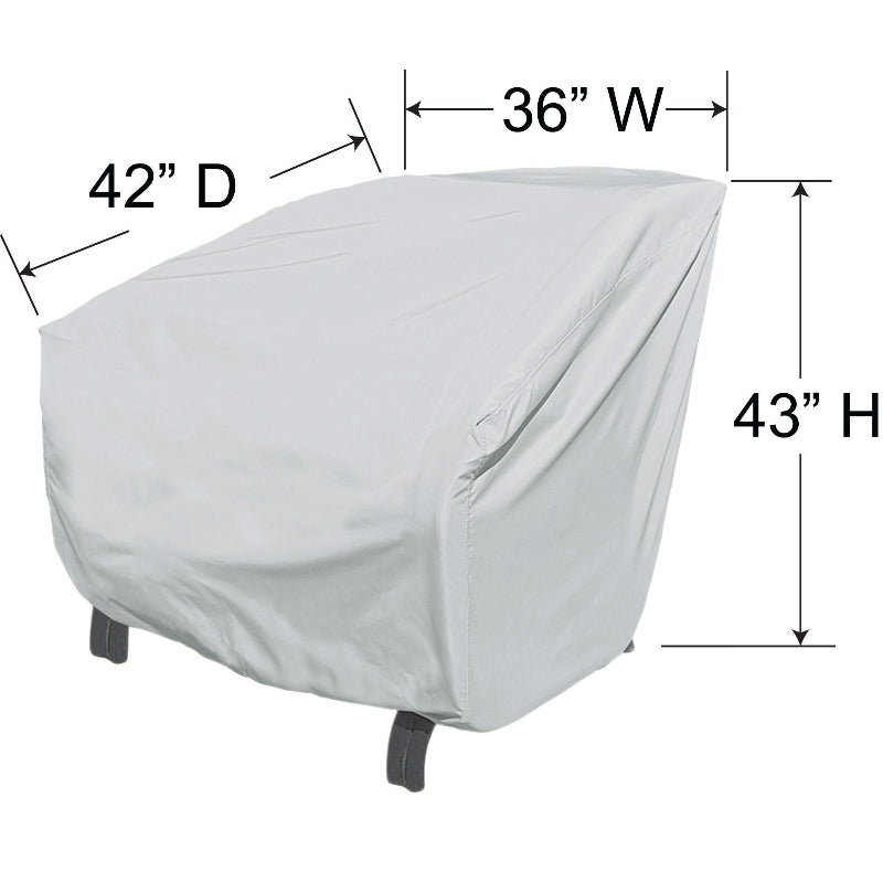 Lounge Chair Cover, 43"W x 42"D x 43"H