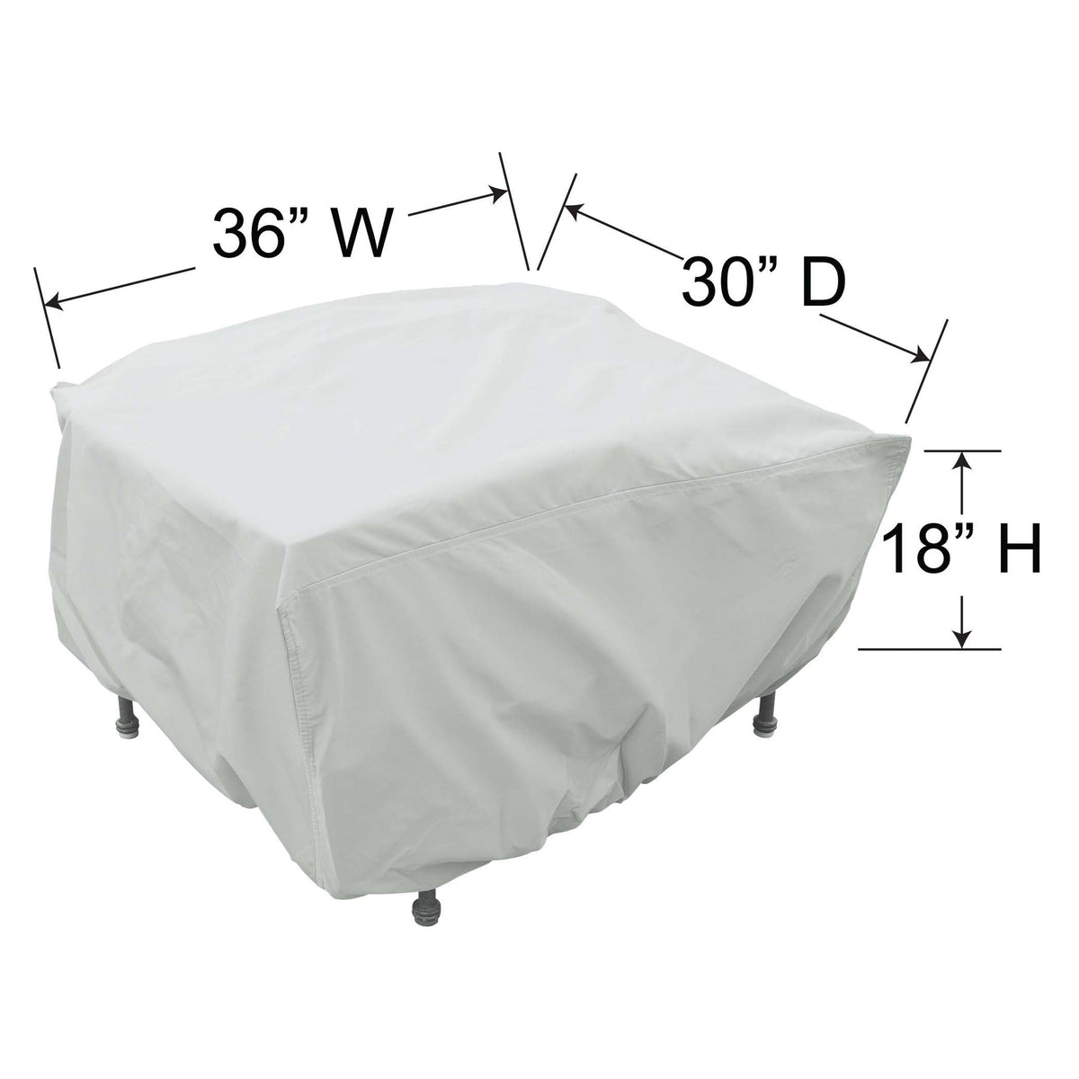 Treasure Garden Small Table Ottoman Cover 36