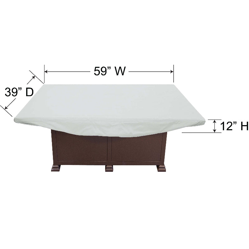 Fire Table Cover, 59" W x 39" D x 12" H