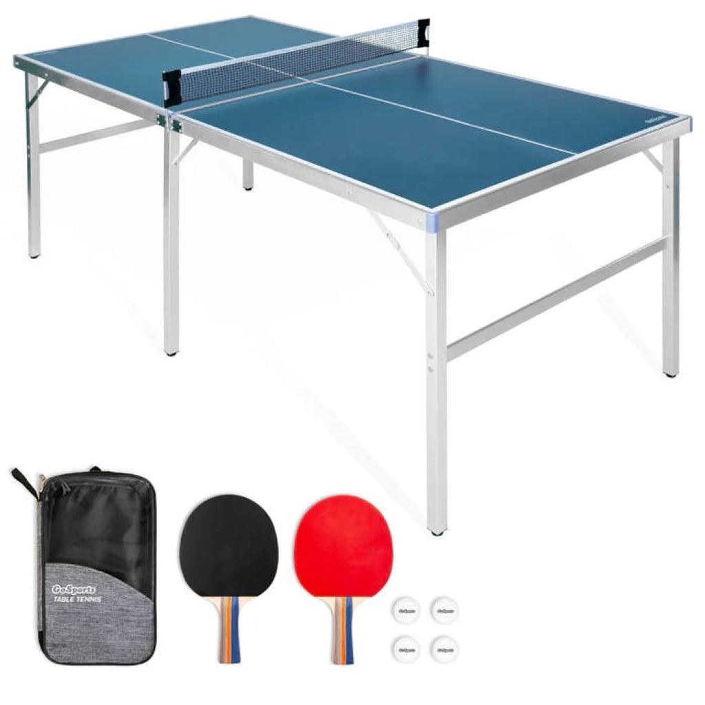 GoSports MidSize Indoor/Outdoor Table Tennis Game Set
