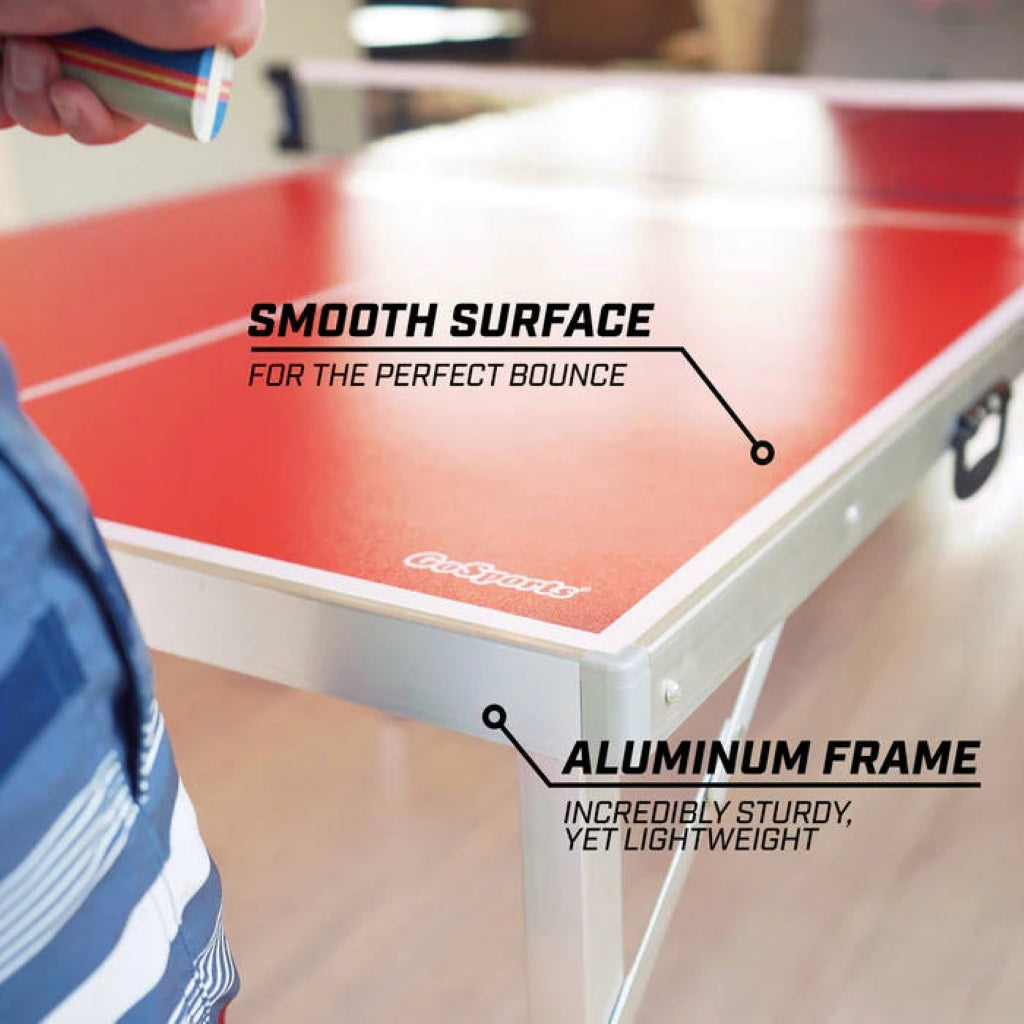 GoSports MidSize Indoor/Outdoor Table Tennis Game Set