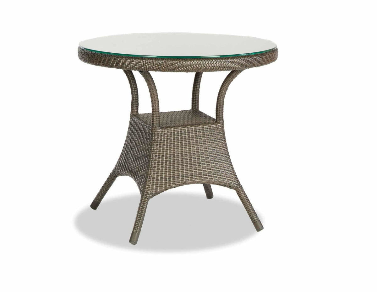 Ratana Palm Harbor 32in Rd Dining Table w/Clear Glass