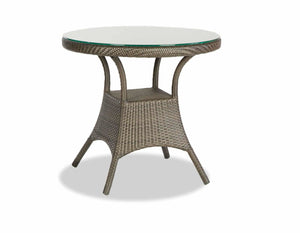 Ratana Palm Harbor 32in Rd Dining Table w/Clear Glass