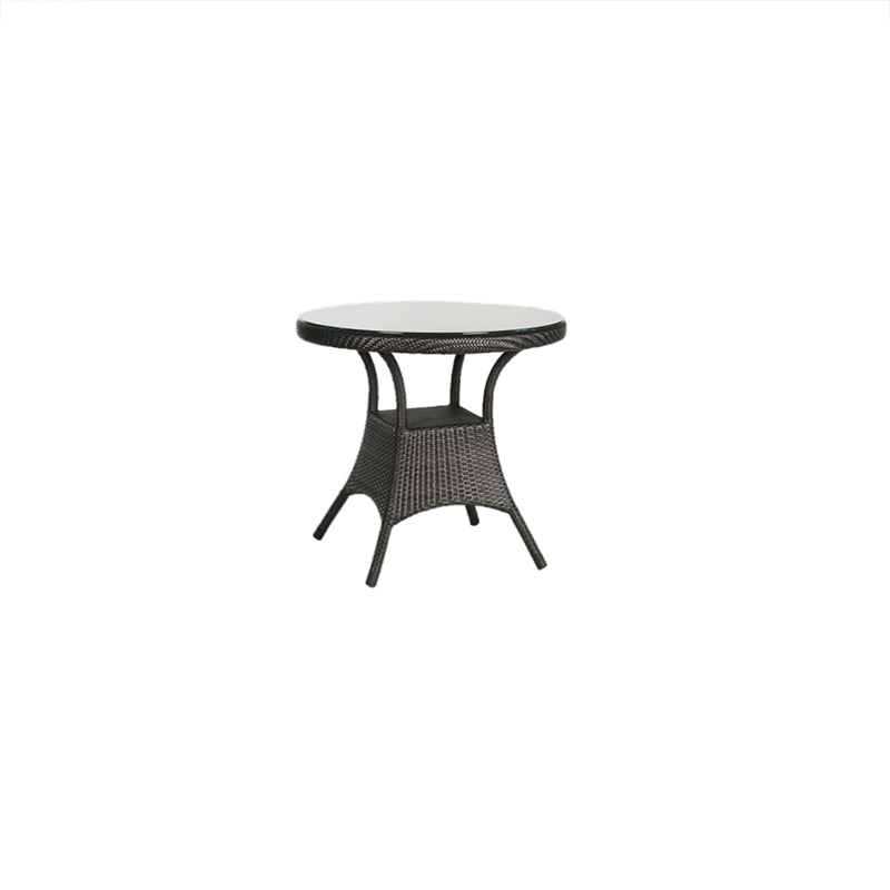 Ratana Palm Harbor 32″ Rd Dining Table w/Clear Glass