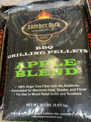 Lumberjack Apple Blend BBQ Pellets 20lb