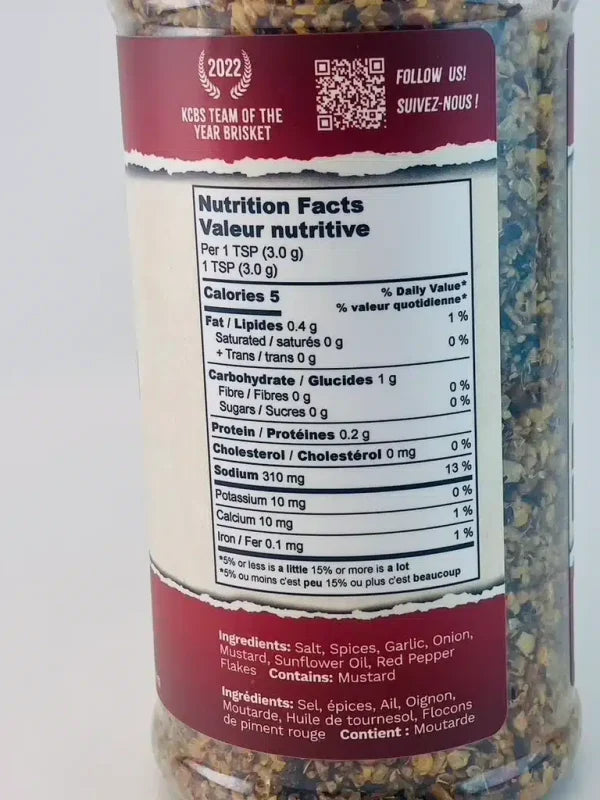 Kreiser BBQ Pirate Blend Steak Spice 260g