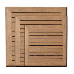 Ratana 24″ x 24 Sq Teak Everrawood Table Top W/UH