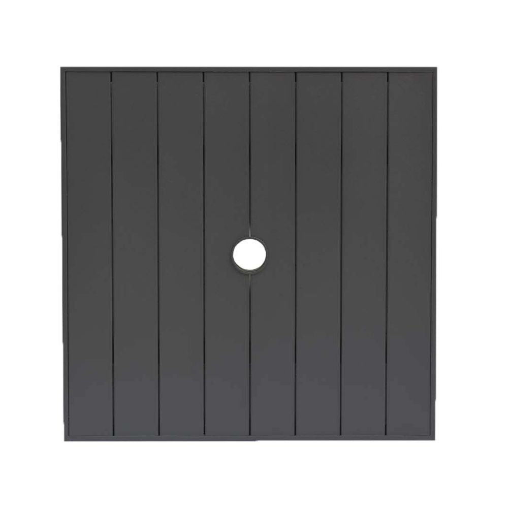 Ratana 24″ Sq Aluminum Slat Table Top W/UH