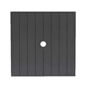 Ratana 24″ Sq Aluminum Slat Table Top W/UH
