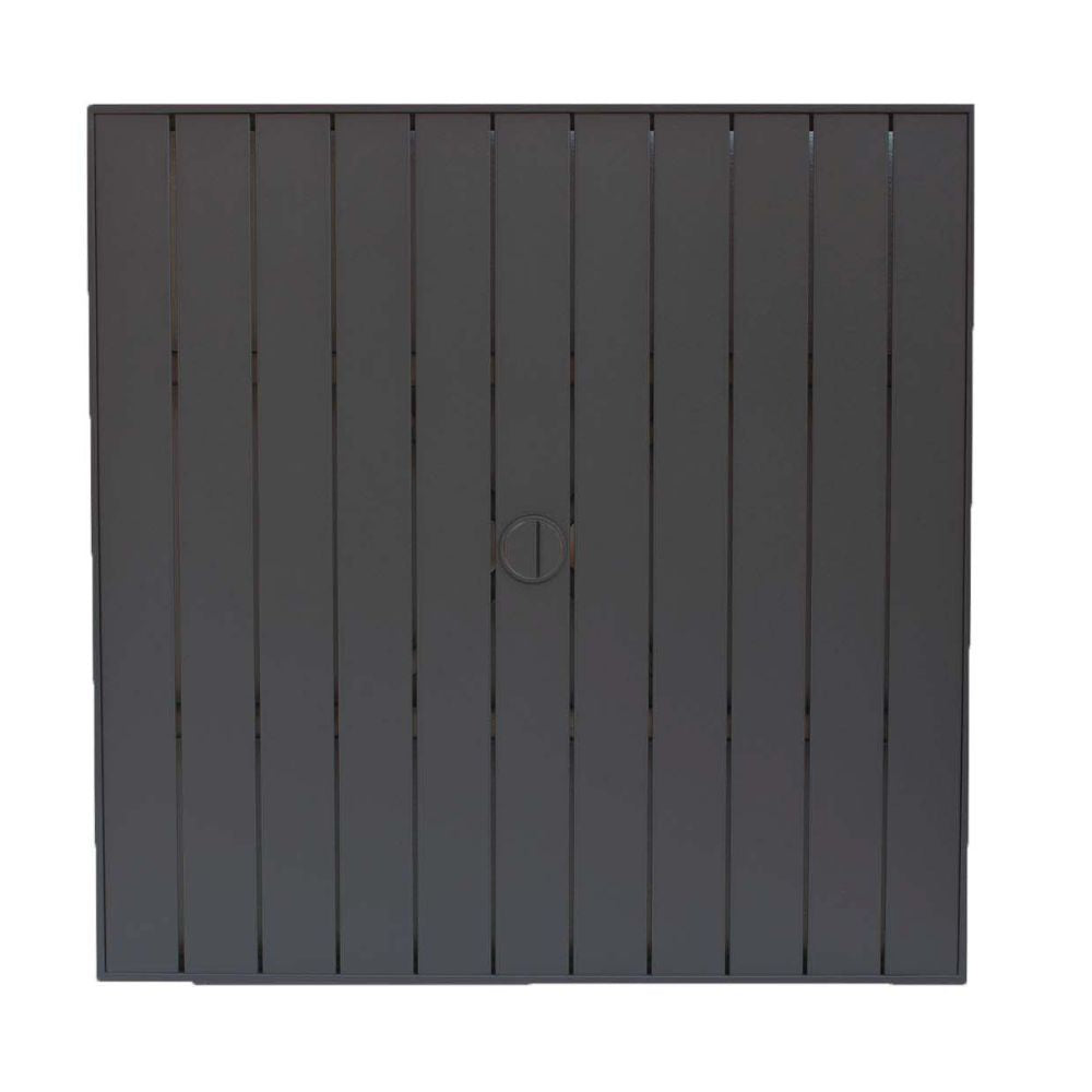 Ratana 32″ Sq Aluminum Slat Table Top W/UH