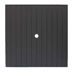 Ratana 36″ Sq Aluminum Slat Table Top W/UH