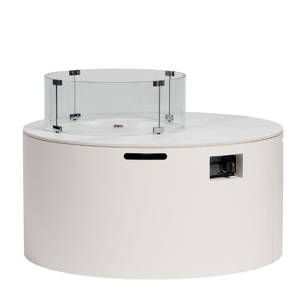 Ratana Newbury 42″x20.8″Round Fire Pit w/Lid