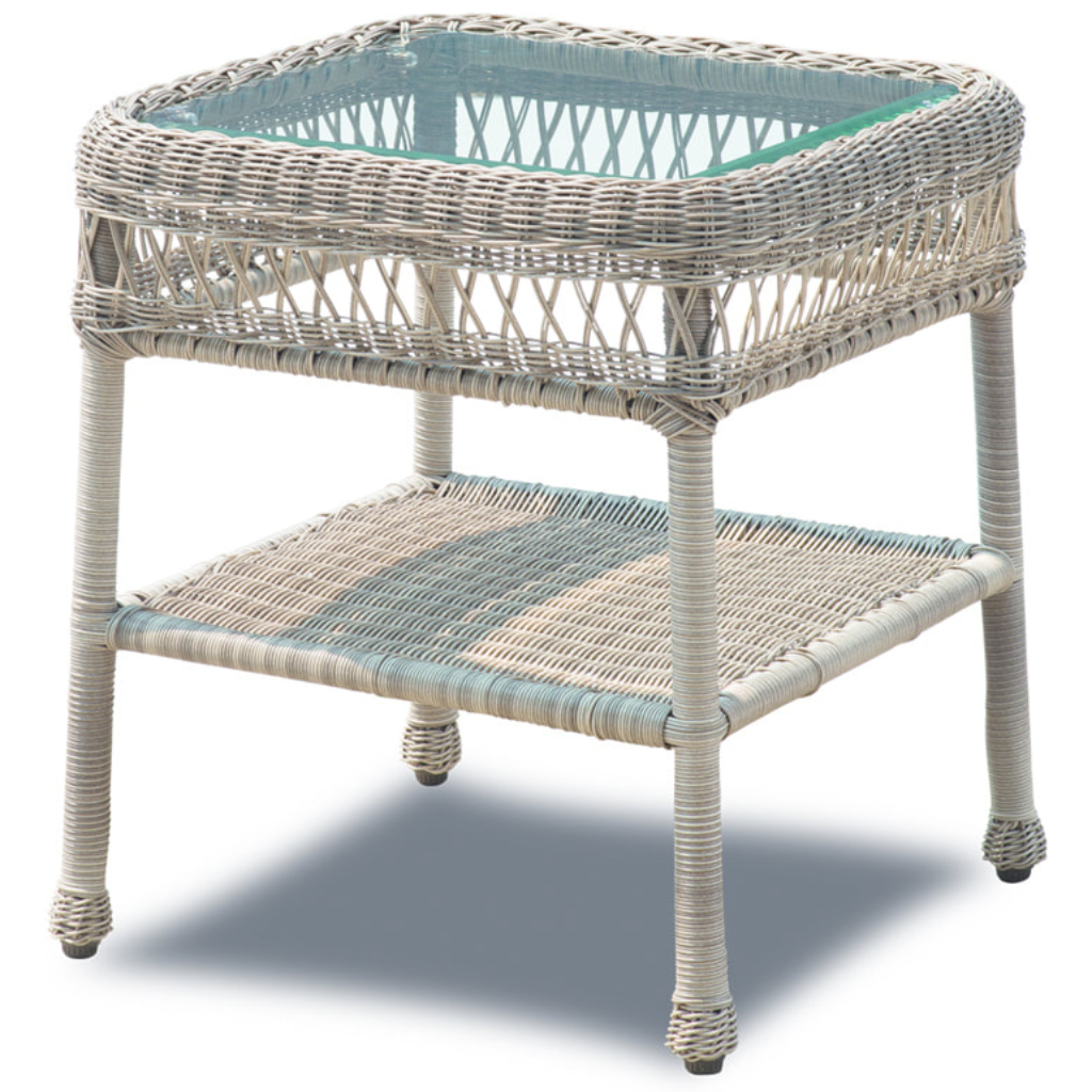 Erwin & Sons Regal End Table with Glass