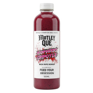 Motley Que Raspberry Chipotle BBQ Sauce