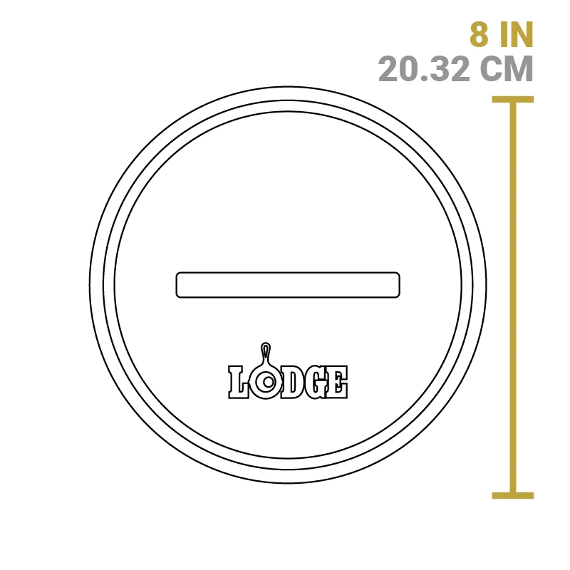 Lodge Cast Iron Round Grill Press