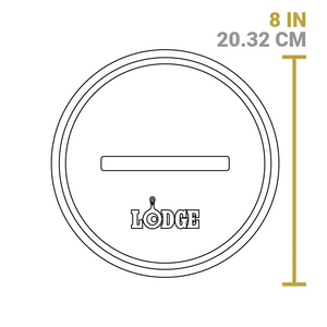 Lodge Cast Iron Round Grill Press