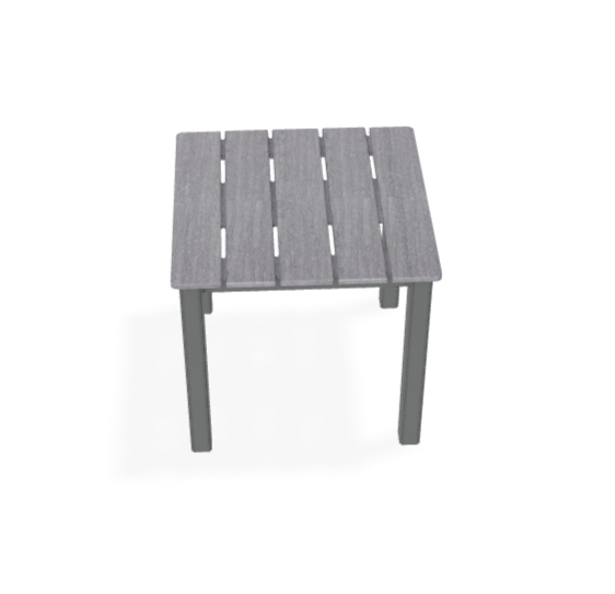 Rustic Polymer End Table