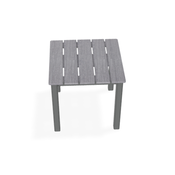 Rustic Polymer End Table
