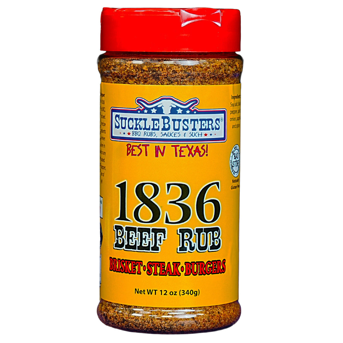 Sucklebusters 1836 Beef Rub 12oz