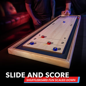 GoSports 2-in-1 shuffleboard and curling game