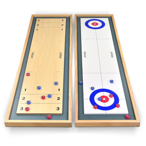 GoSports Shuffleboard and Curling 2-in-1 Board Game
