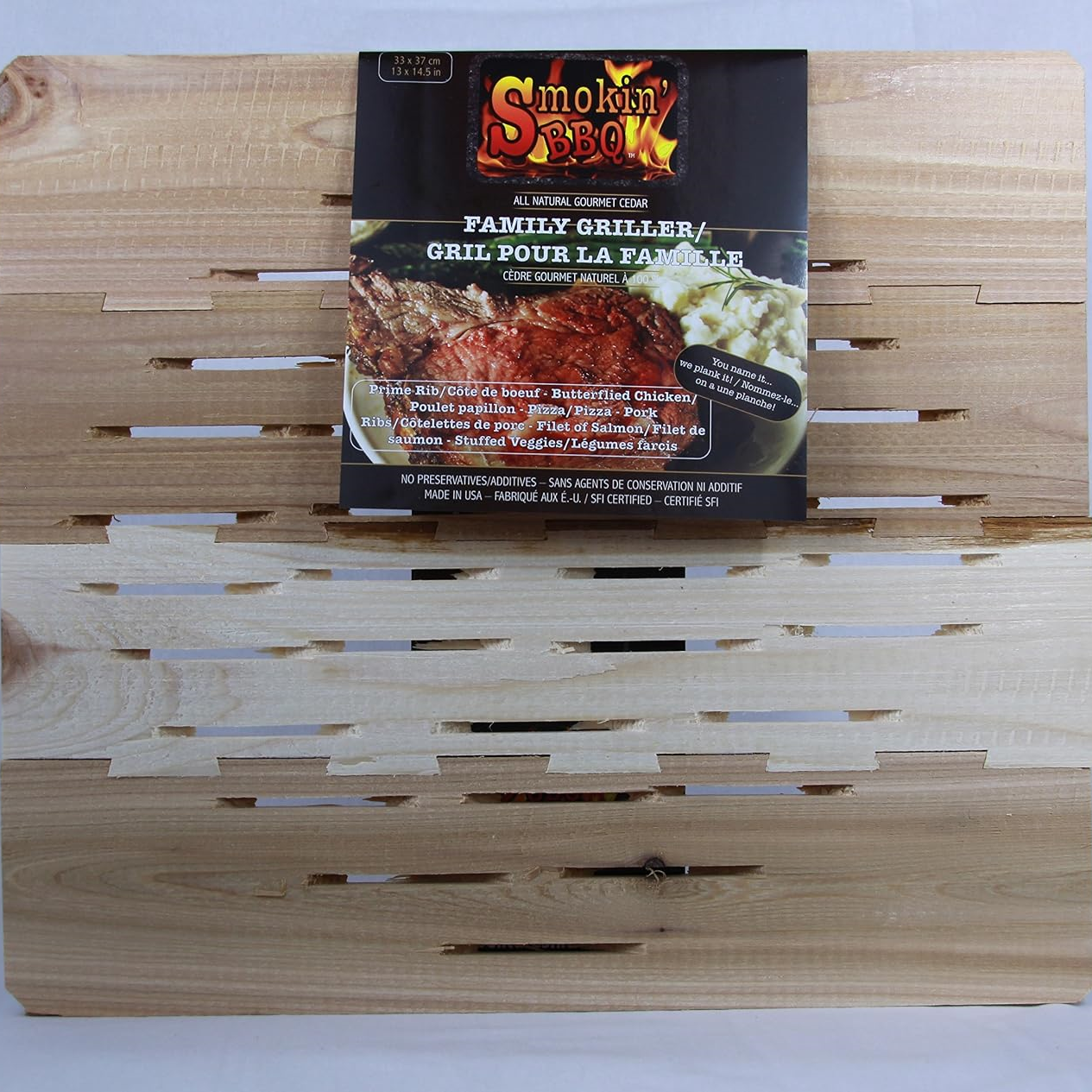 Smokin' BBQ Family Griller Cedar Plank