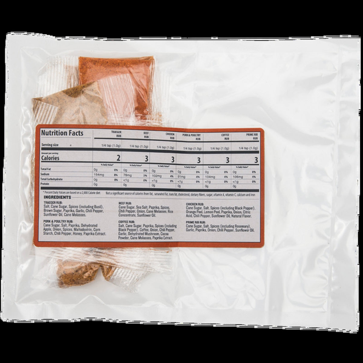 Traeger BBQ Rub Sampler Kit - 6 Pack