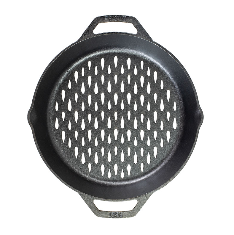 Lodge 12" Dual Handle Grill Basket