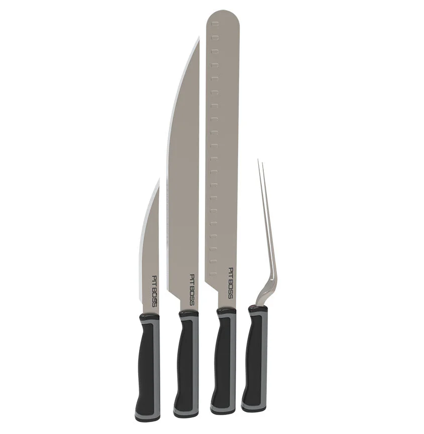 4 Piece BBQ Knife Set