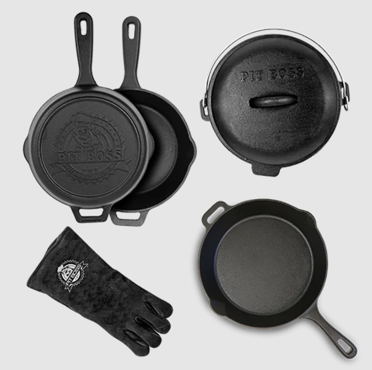 6 Piece Cast Iron Starter Kit