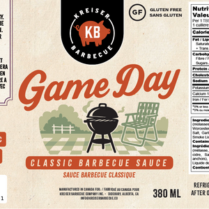 Kreiser Barbecue Game Day Sauce