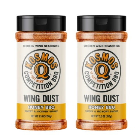 Kosmos Q: Honey Barbecue Wing Seasoning 2 Shakers