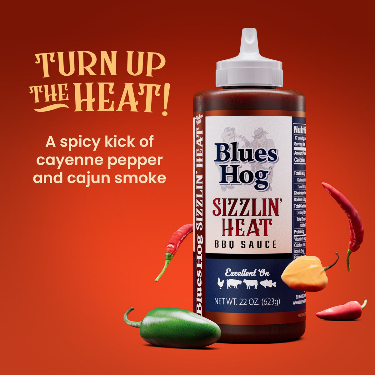 Blues Hog Sizzlin' Heat Sauce description
