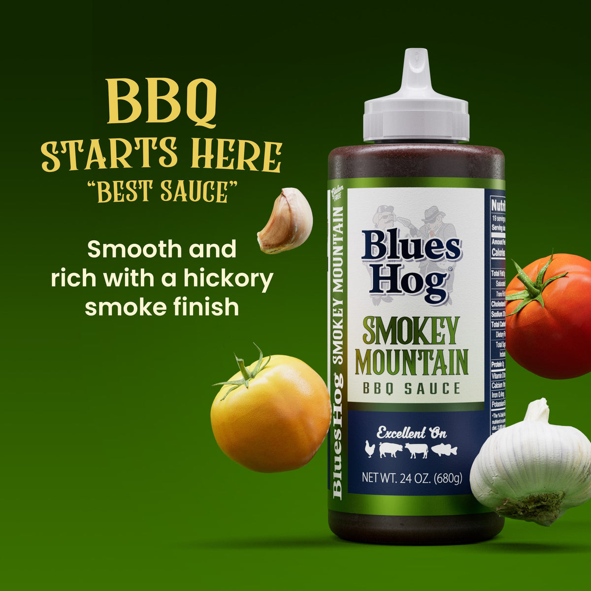 Blues Hog Smokey Mountain BBQ Sauce description