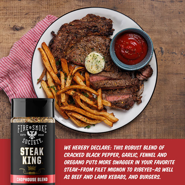 Fire & Smoke Steak King blend