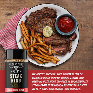 Fire & Smoke Steak King blend