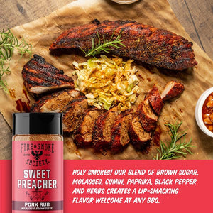 Fire & Smoke Sweet Preacher rub