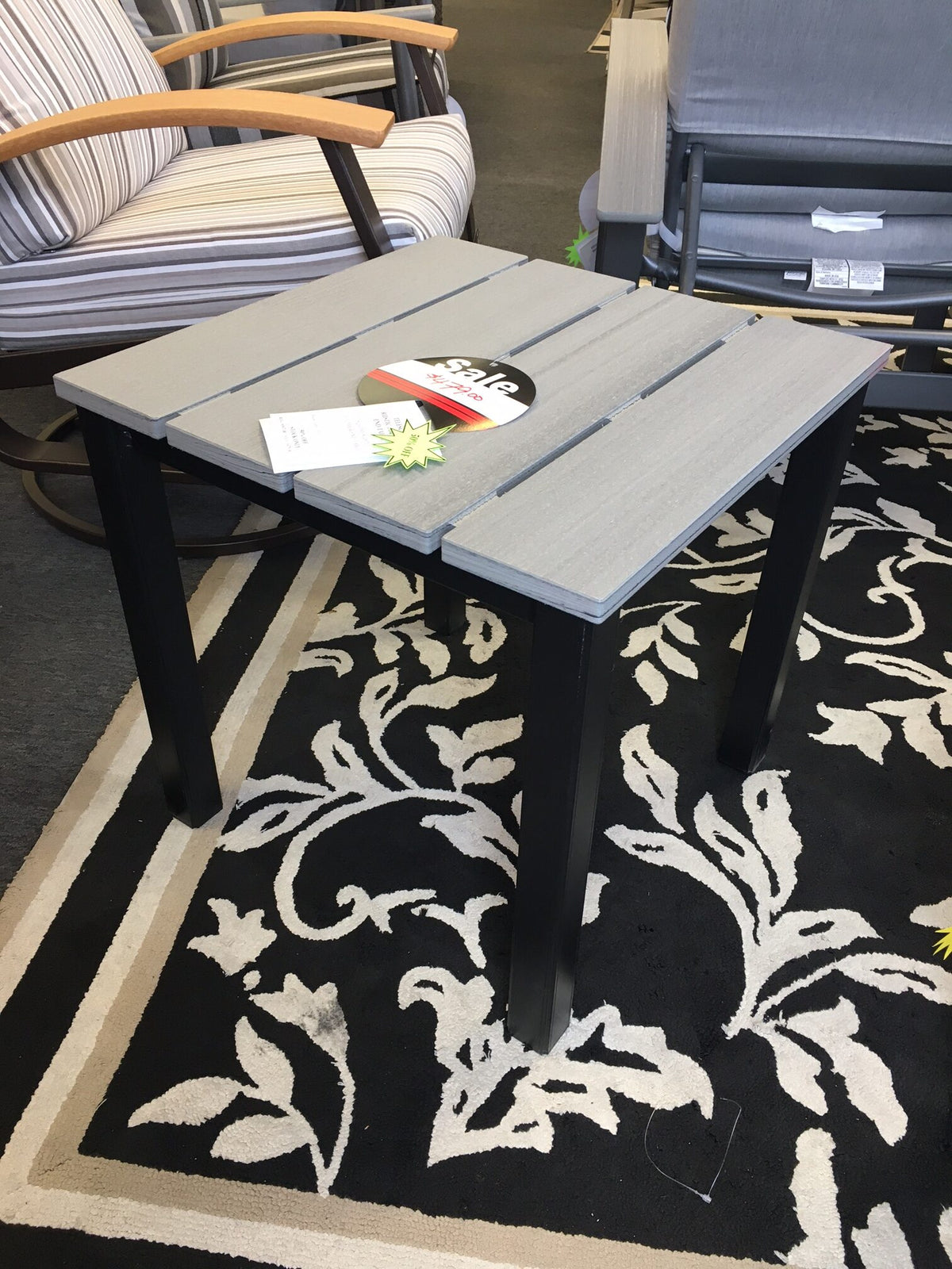 Telescope Casual Rustic Polymer End Table
