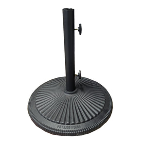 Treasure Garden 50lbs Cast Iron Classic Umbrella Base Black