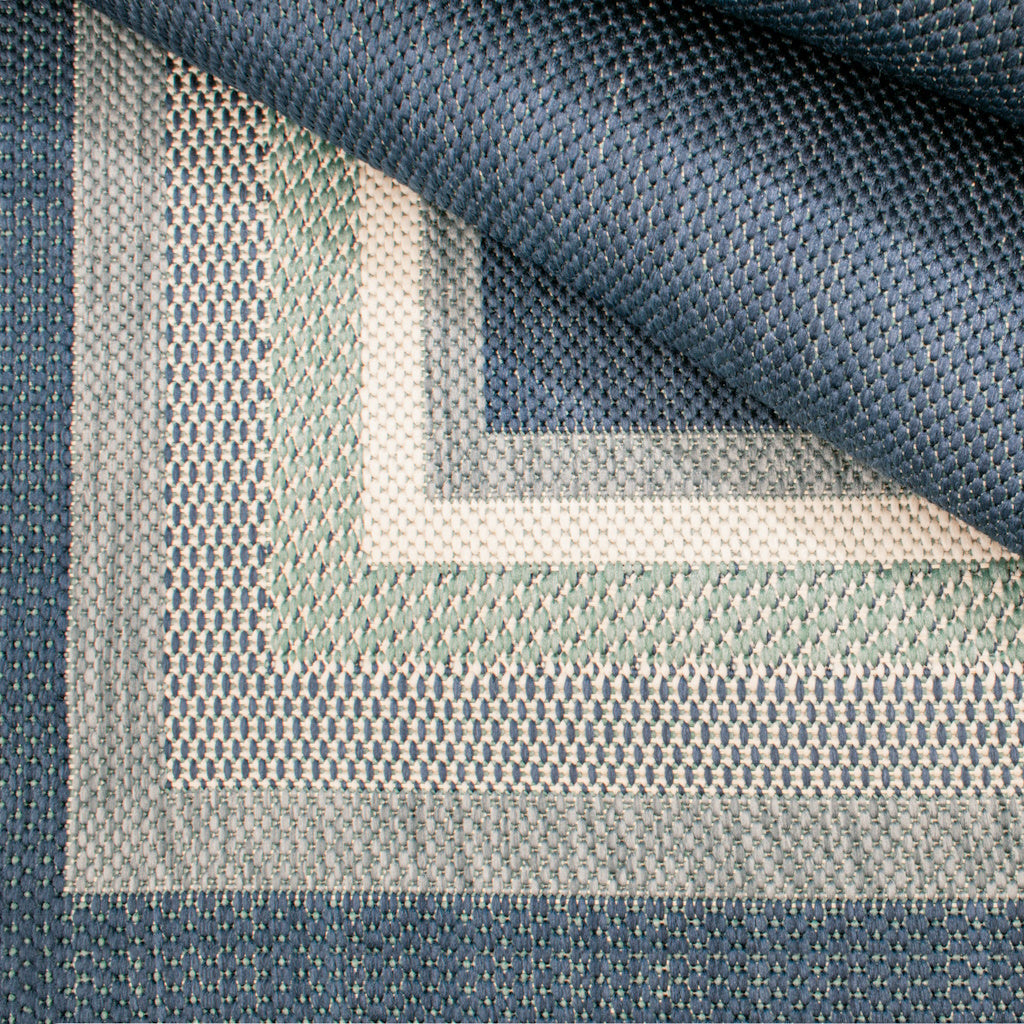 Seaside Harbor - Blue Outdoor Rug