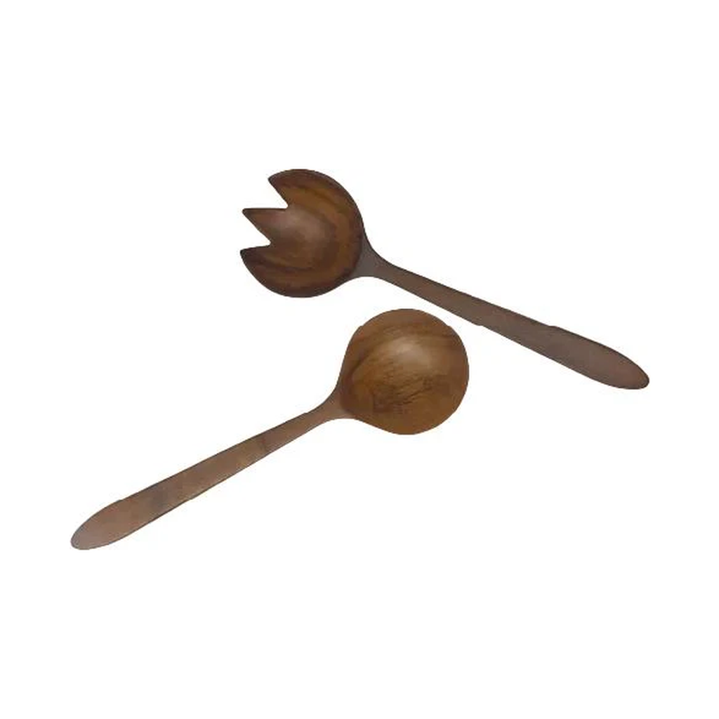 Teak Salad Serving Set – 12.5" (Set of 2)