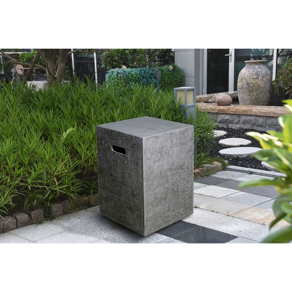 Elementi Textured Square Tank Cover