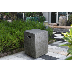 Elementi Textured Square Tank Cover